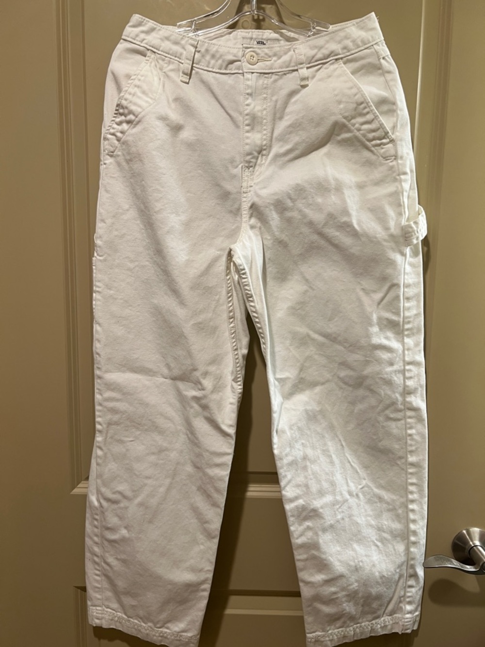 Vans White Cargo Pants